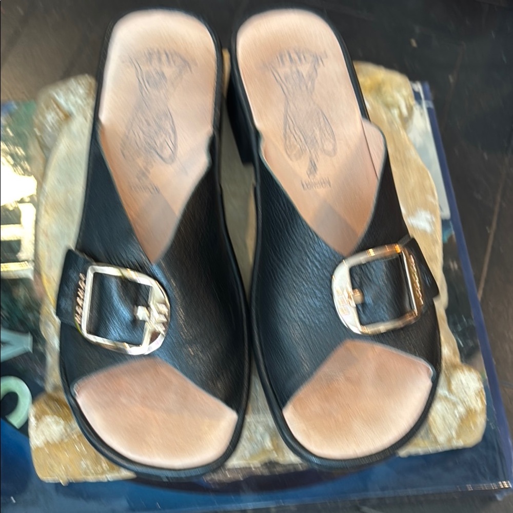 Fly London Slip On Sandals 41/10